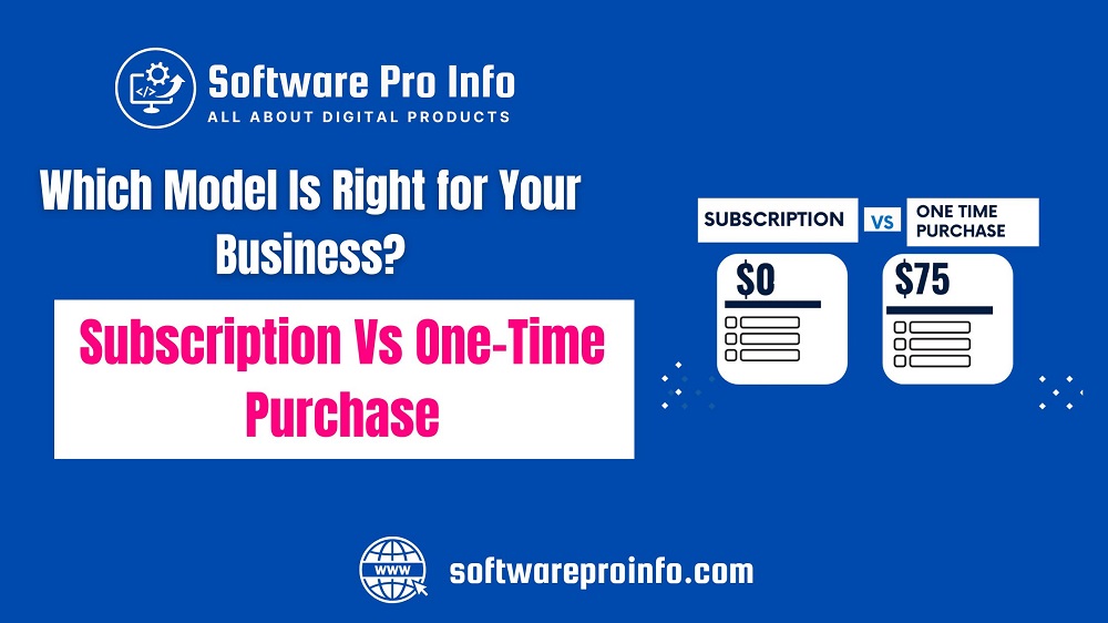 Subscription vs One Time Purchase