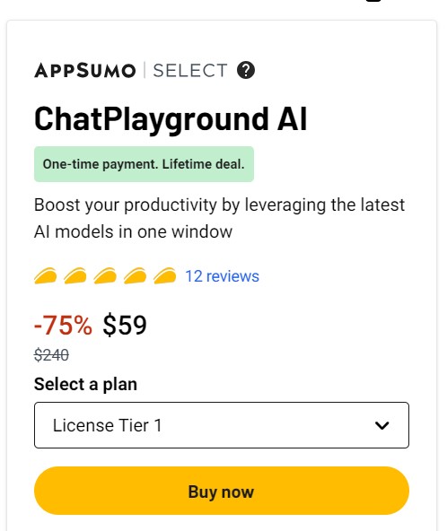 ChatPlayground AI Buy Now