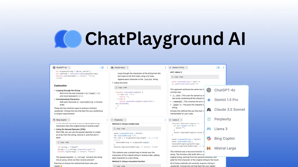 ChatPlayground AI Lifetime Deal Reviews