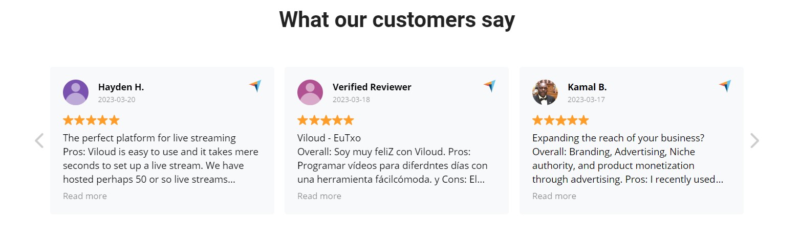 What our customers say