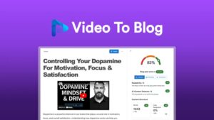 Video To Blog Lifetime Deal